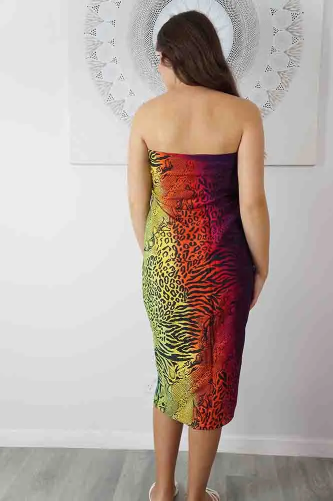 "Snake Cheetah" Sarong