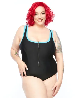 Racer Back Swimsuit - Zip (E-G)