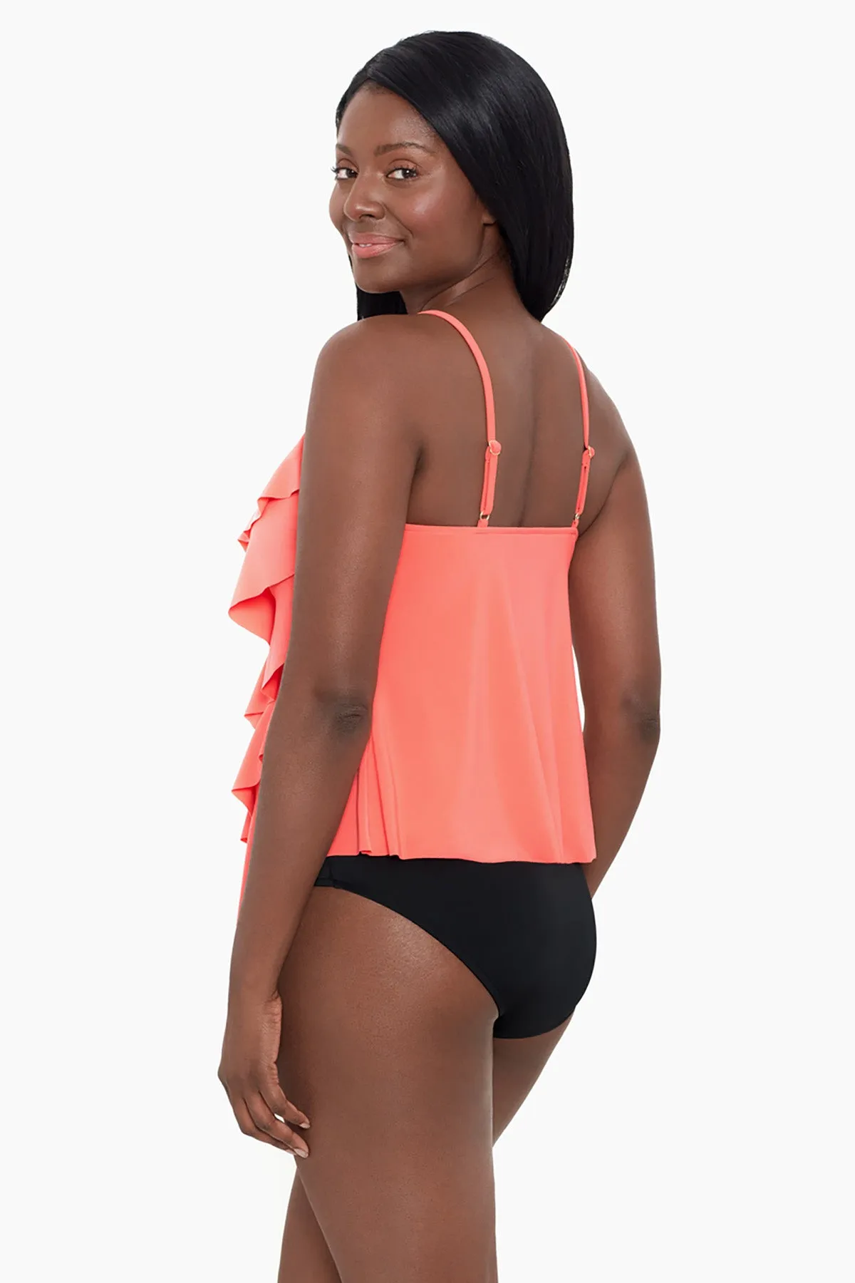 Rachel Tankini Top - Coral