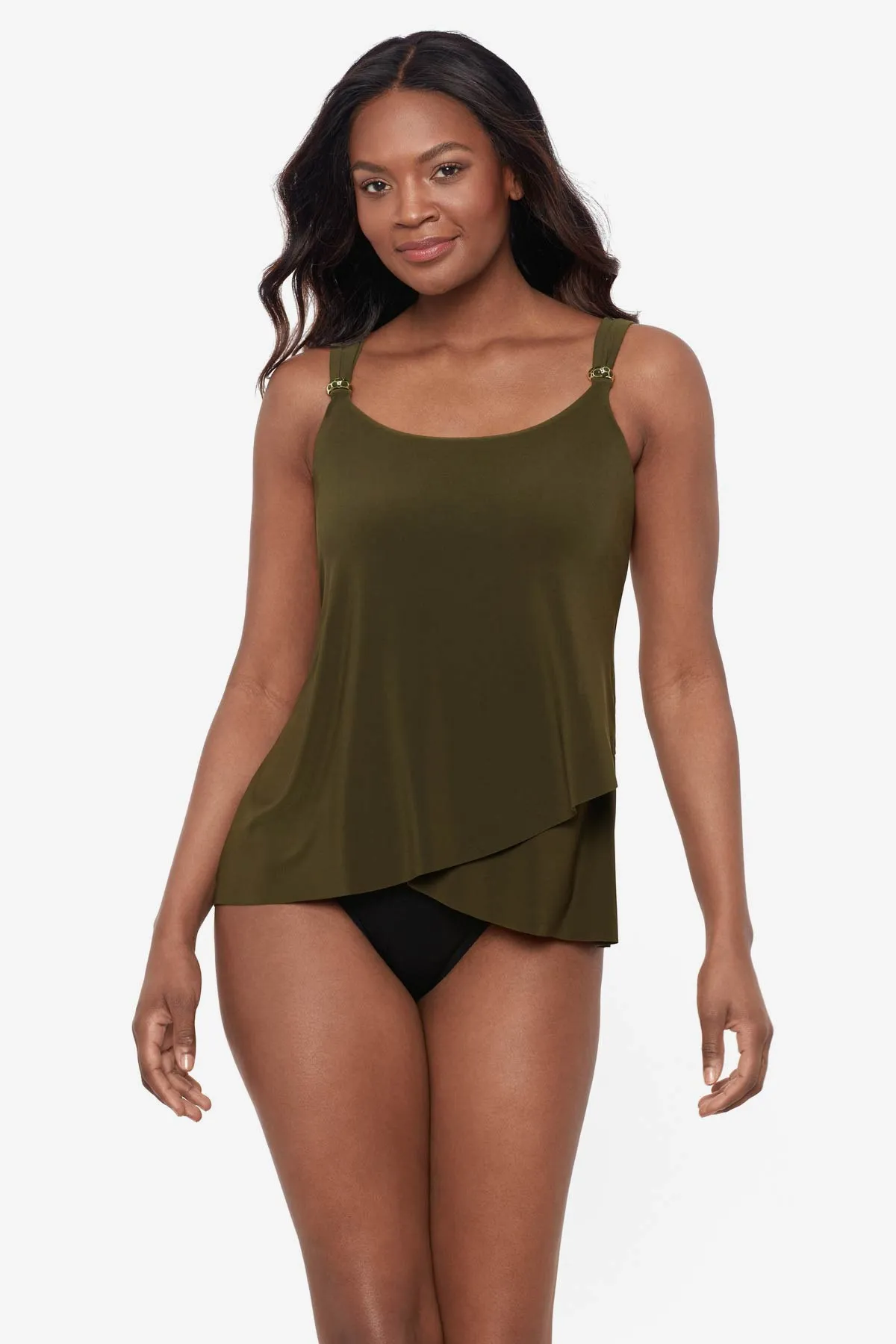 Razzle Dazzle Underwire Tankini Top DD-Cup