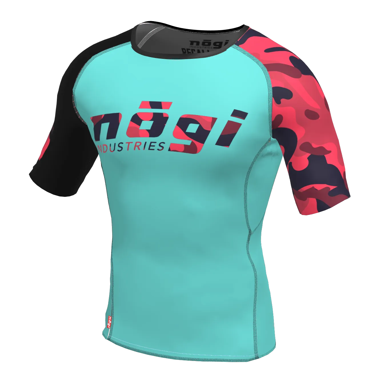 Recall Camo Short Sleeve Rashguard