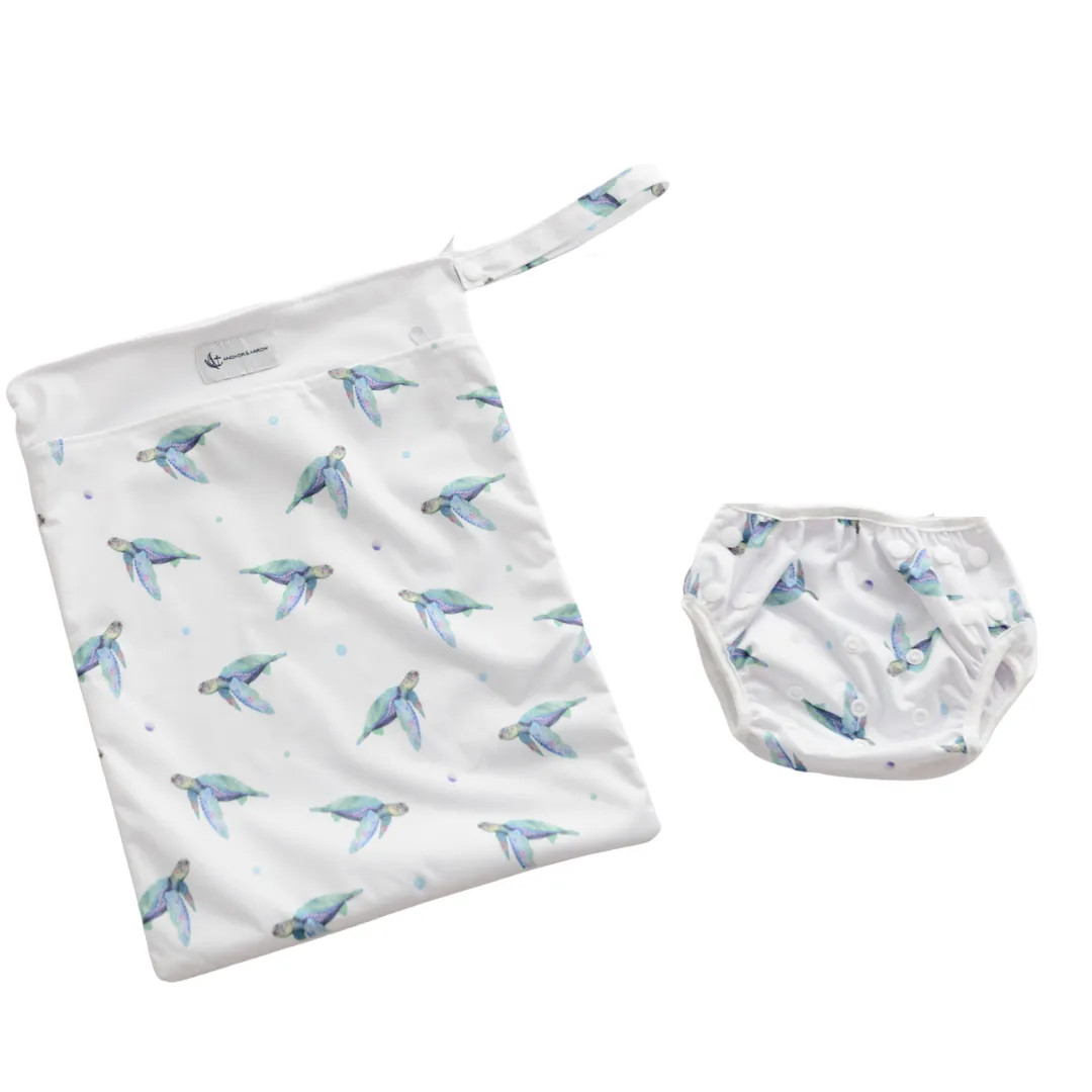 Reusable Swim Nappy I Sea Turtles