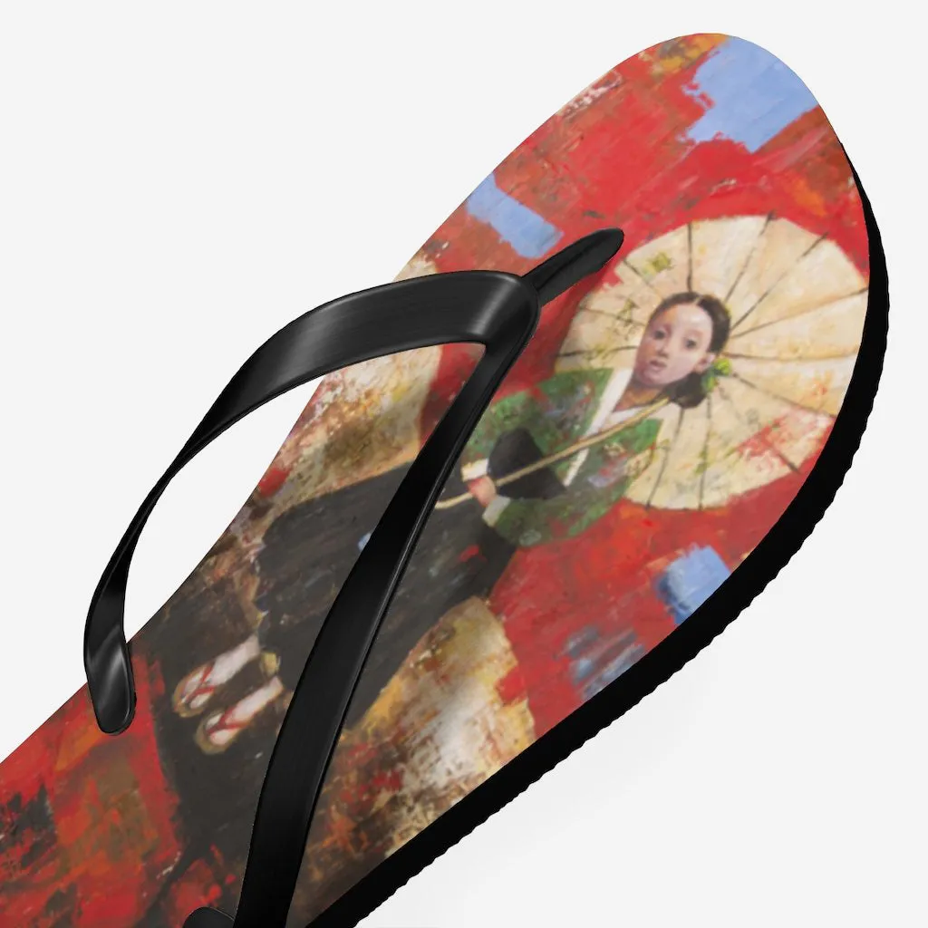Ride in Sunset Flip Flops
