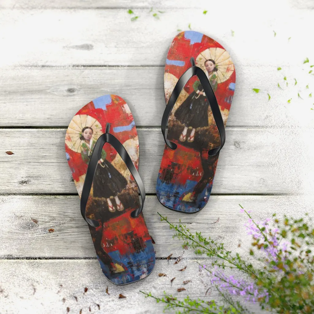 Ride in Sunset Flip Flops