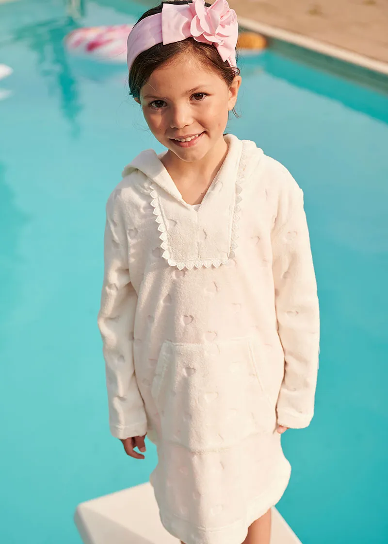 Robyn Towelling Dress Snowdrop