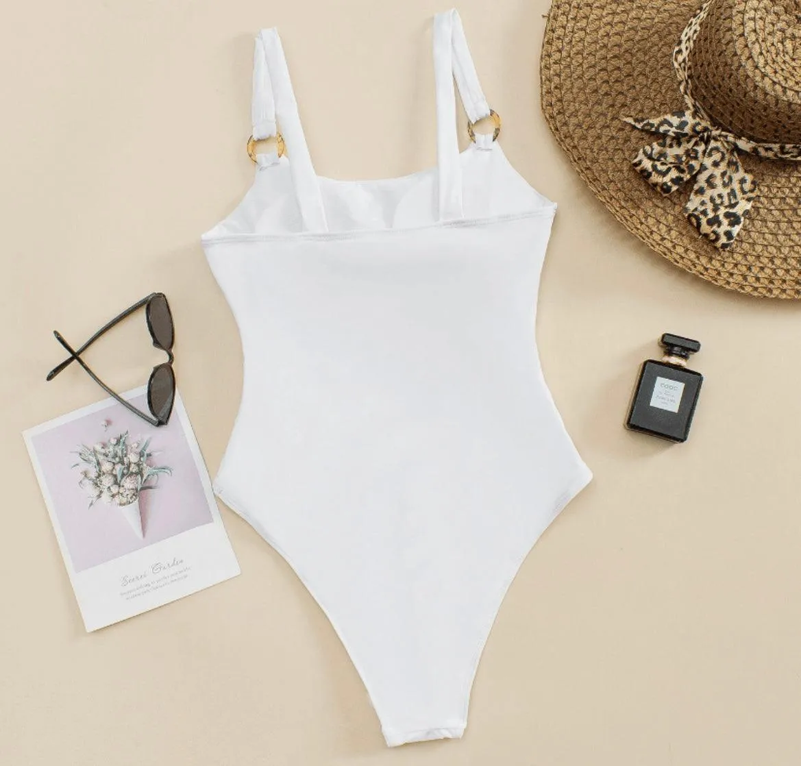 Round About Swimsuit: White