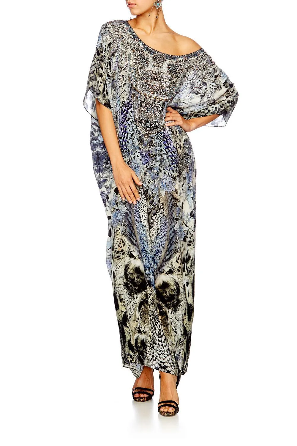 ROUND NECK KAFTAN HUSH HUSH