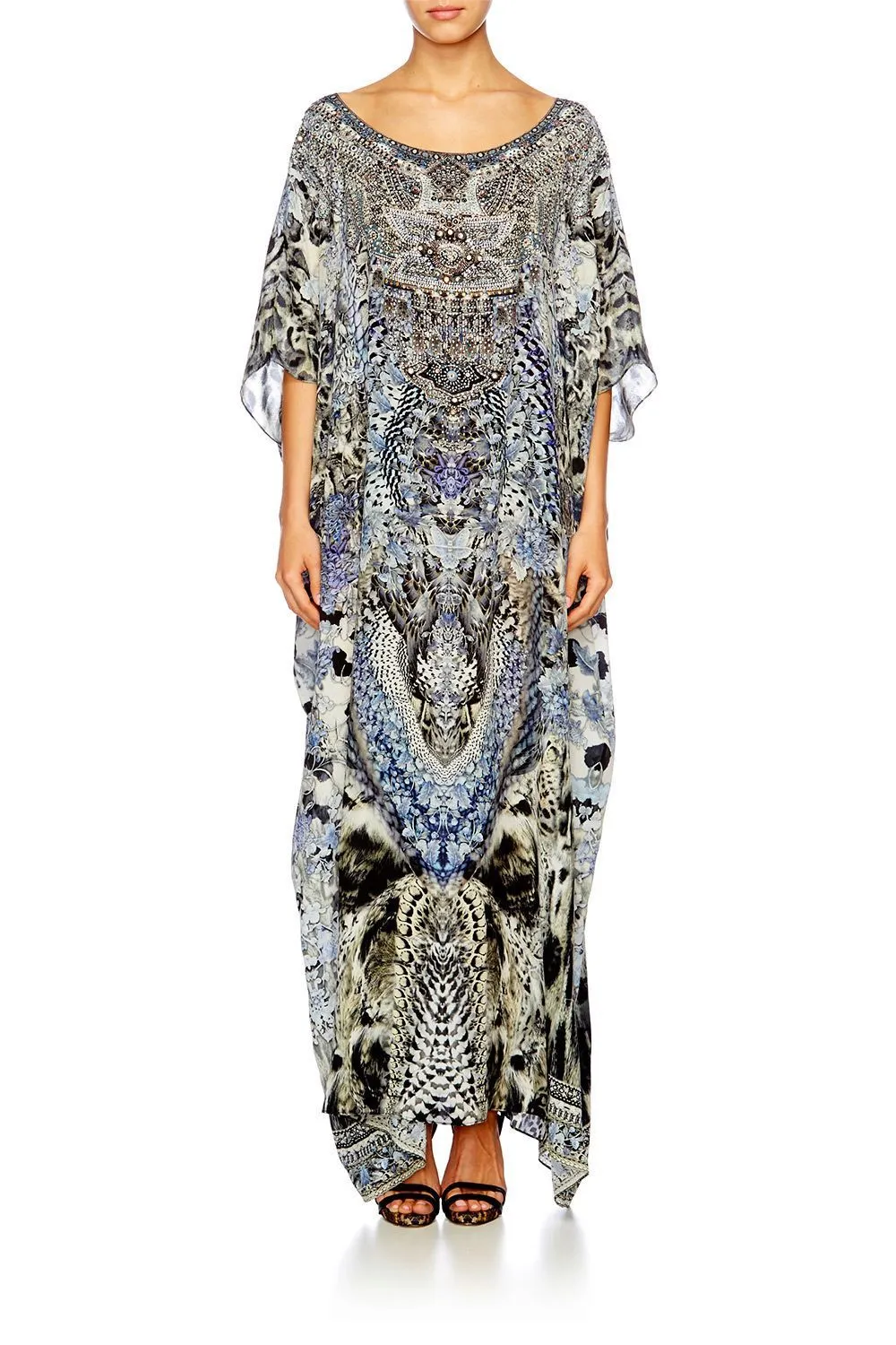 ROUND NECK KAFTAN HUSH HUSH