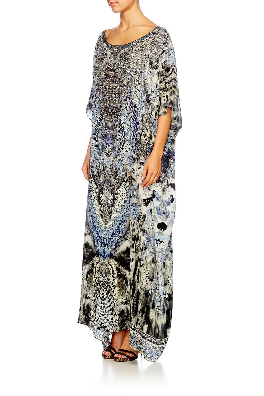 ROUND NECK KAFTAN HUSH HUSH