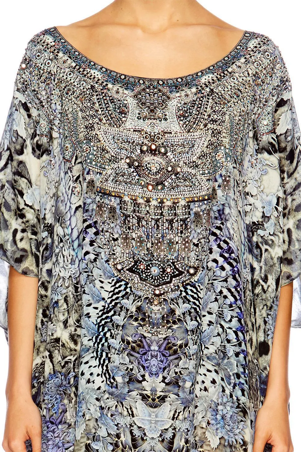 ROUND NECK KAFTAN HUSH HUSH