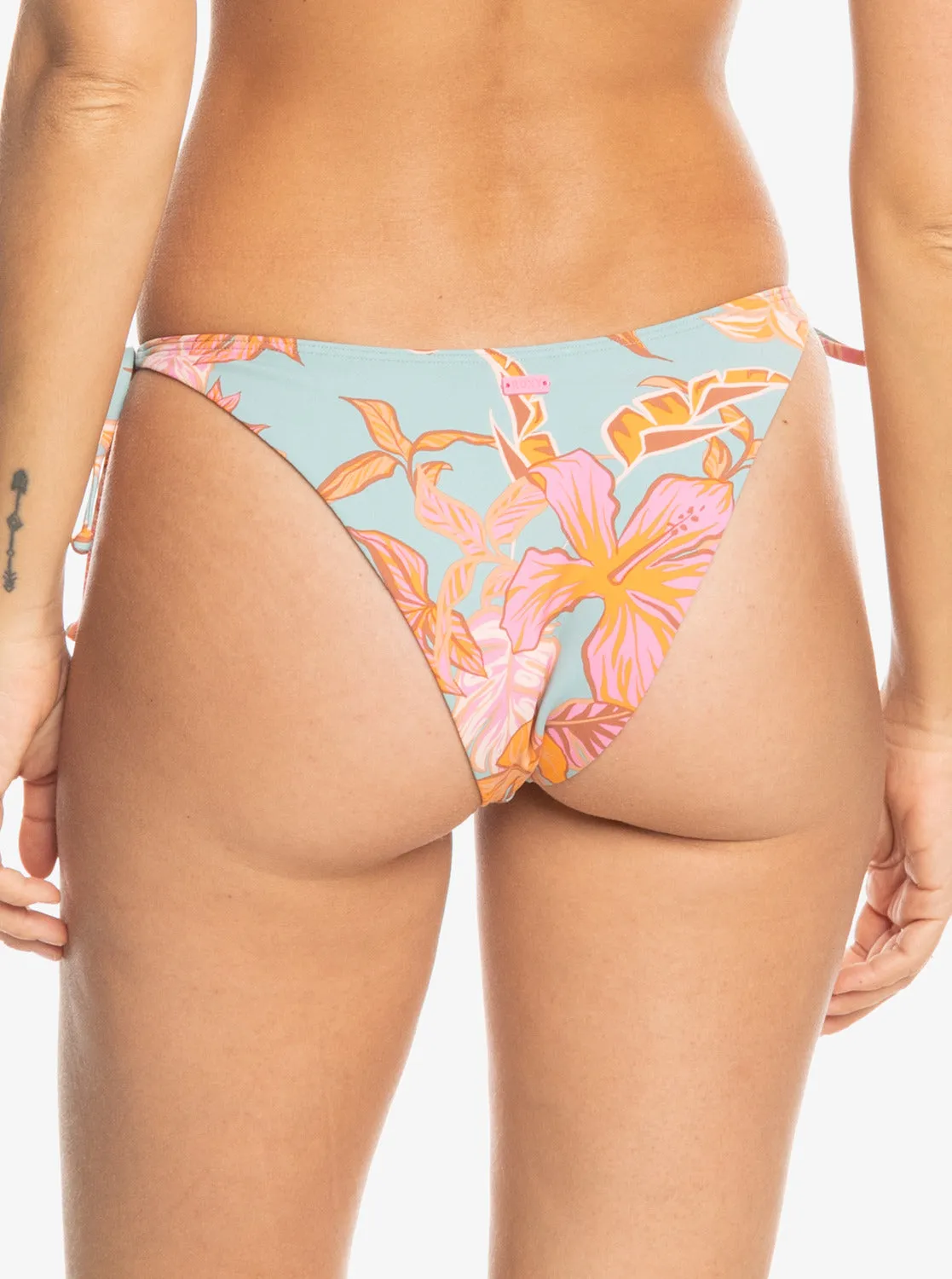 Roxy Printed Beach Classics Cheeky Bikini Bottoms
