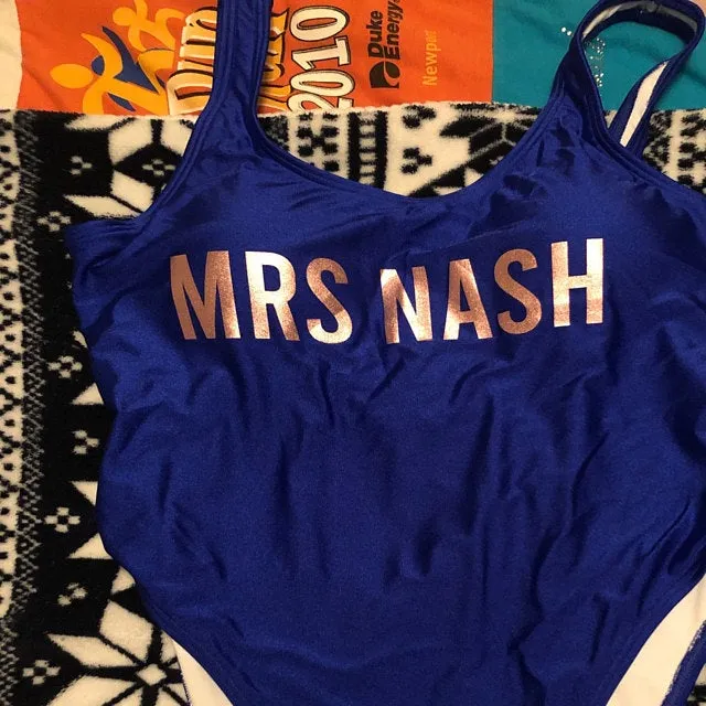 Royal Blue Swimsuit
