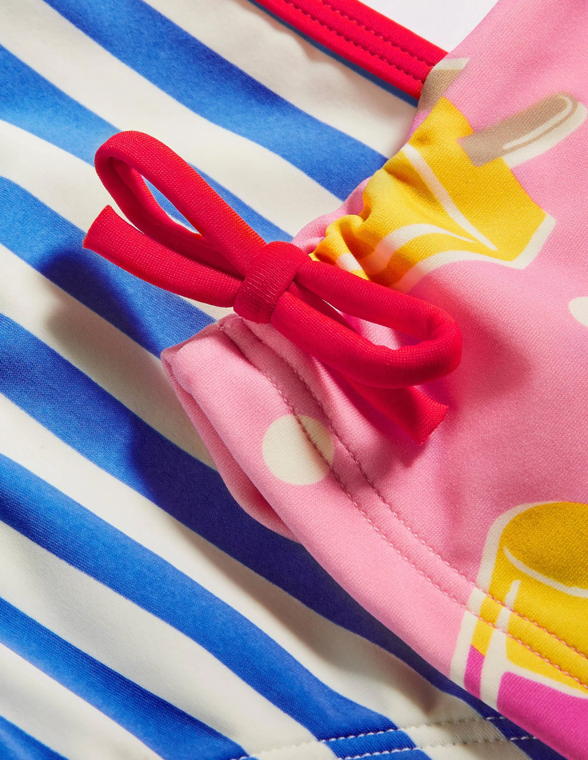 Ruched Tankini Set-Pink Lemonade Ice Cream Spot