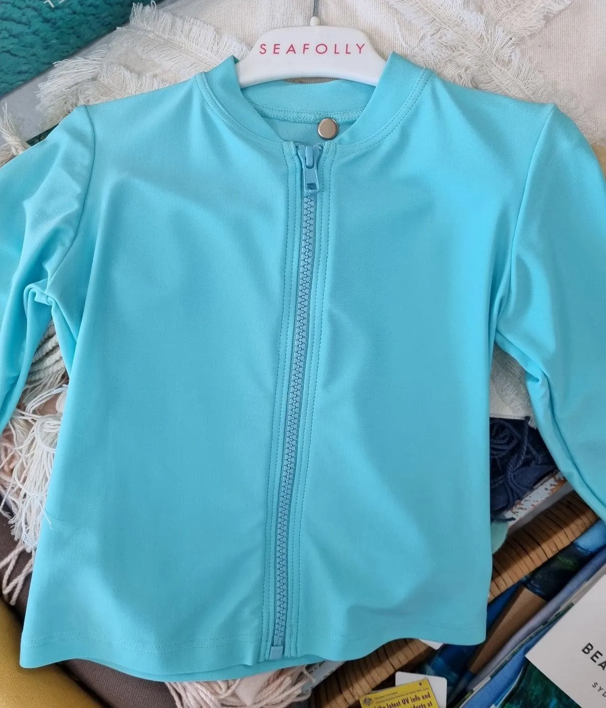 S55797T Roses Are Pink L/S Rashie - Seafolly