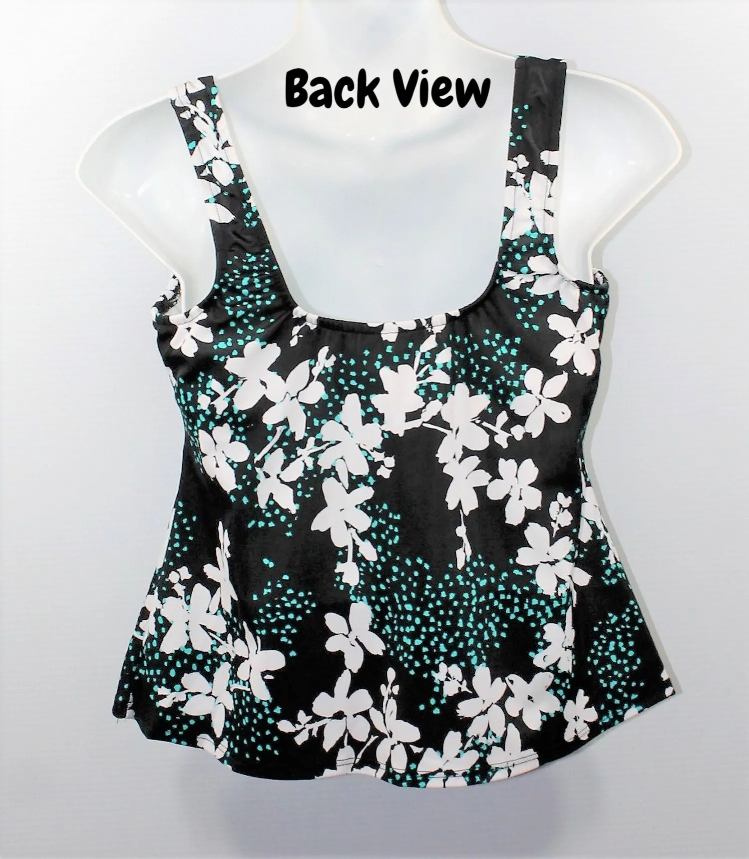 *SALE* Mastectomy Swim Top 'Basic Tank Style' Garden Confetti