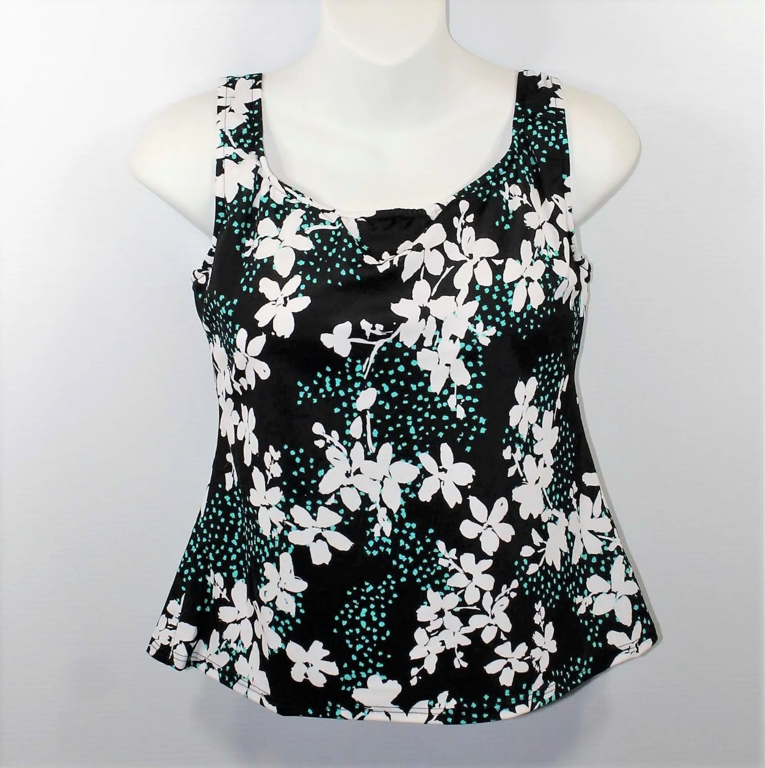 *SALE* Mastectomy Swim Top 'Basic Tank Style' Garden Confetti