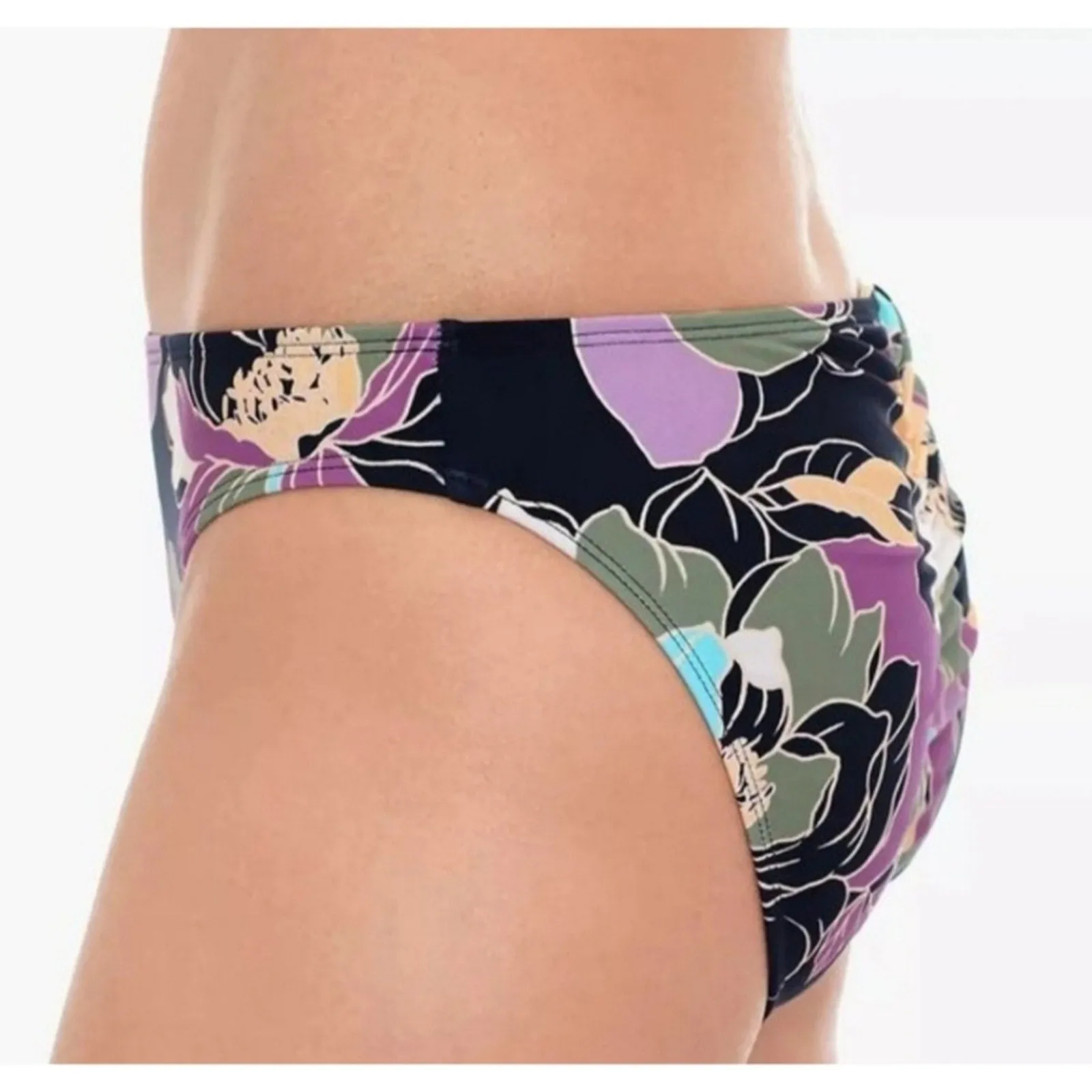 Salt   Cove Midnight Bloom Hipster Bikini Bottoms