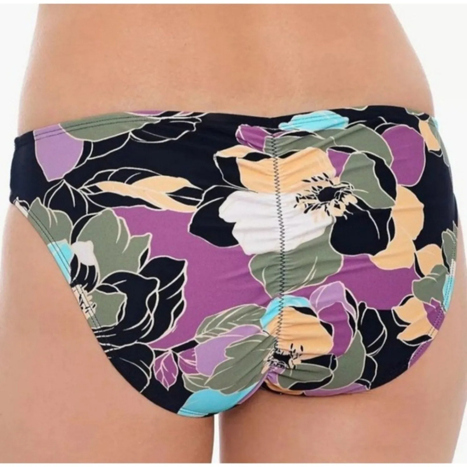 Salt   Cove Midnight Bloom Hipster Bikini Bottoms