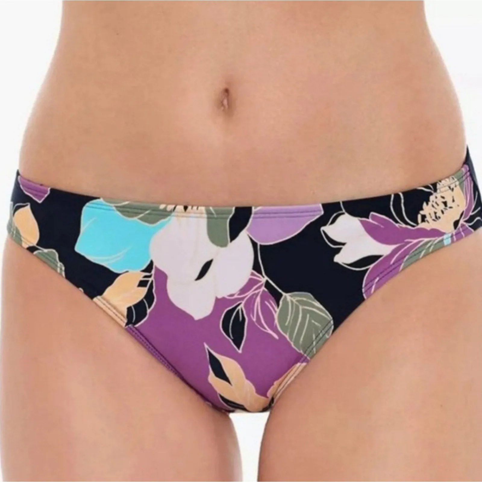 Salt   Cove Midnight Bloom Hipster Bikini Bottoms