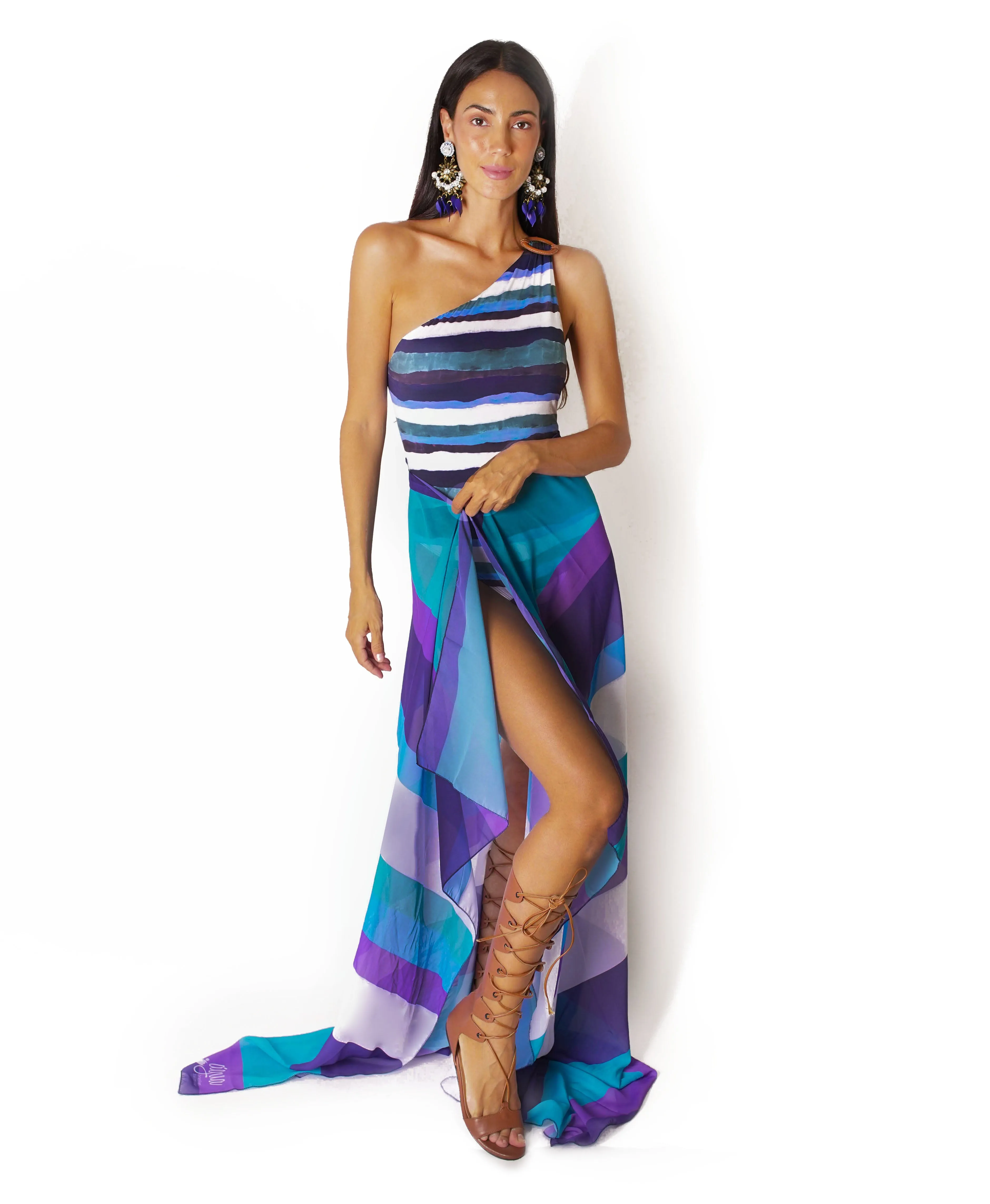 SANTORINI SARONG   SCARF