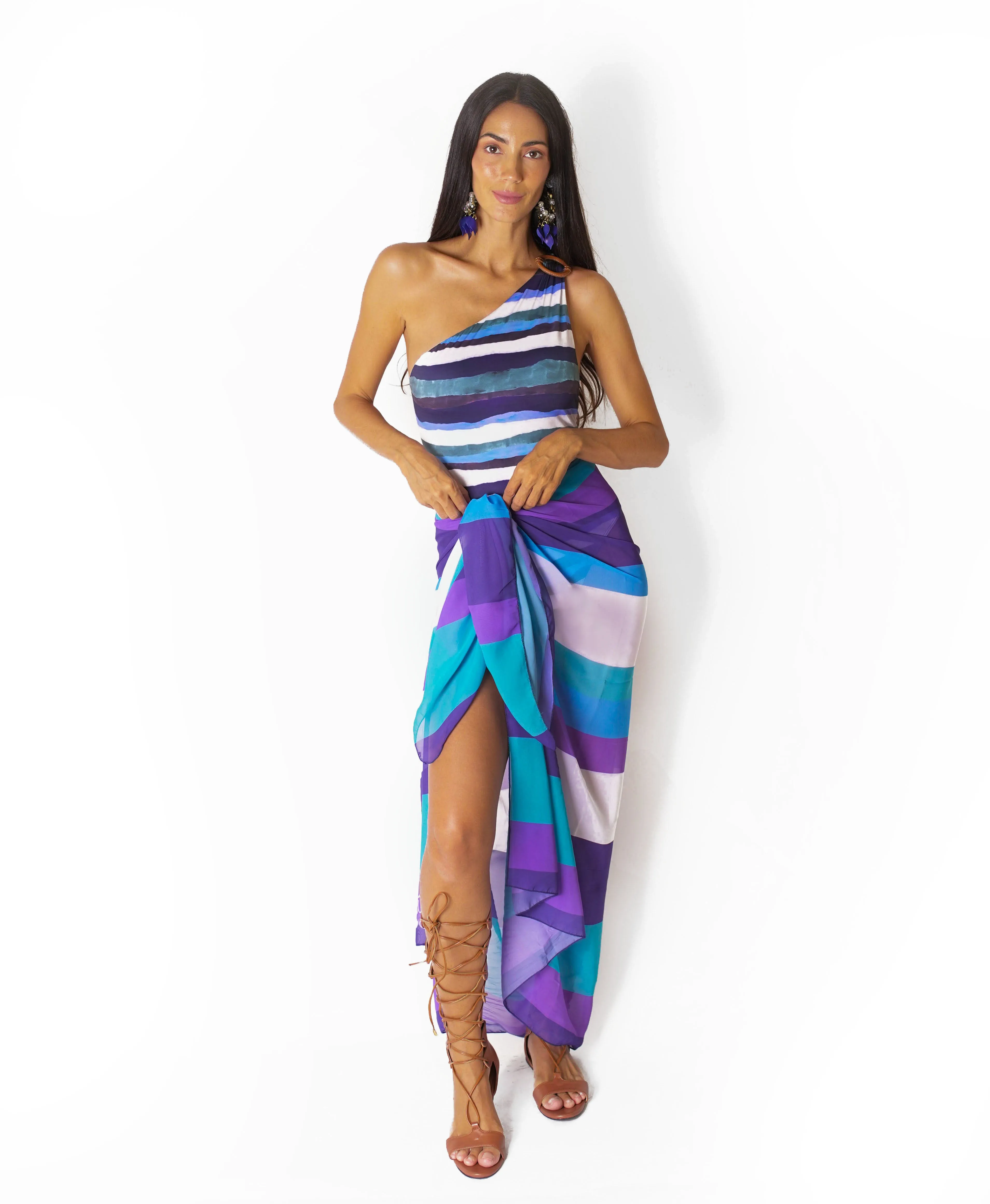 SANTORINI SARONG   SCARF