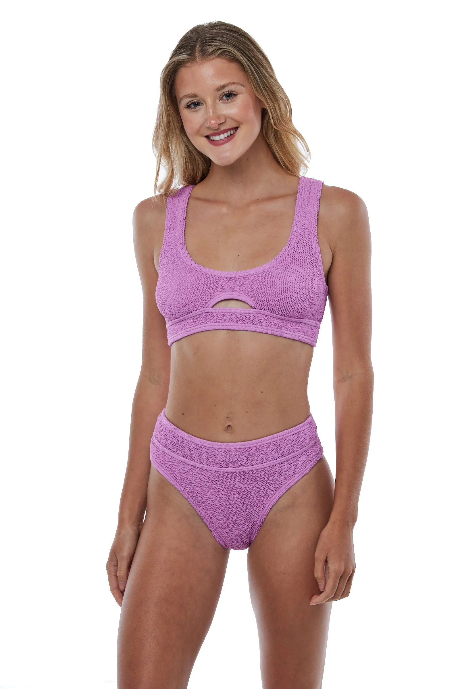 Sardinia Front Cut Out One Size Bikini TOP ONLY