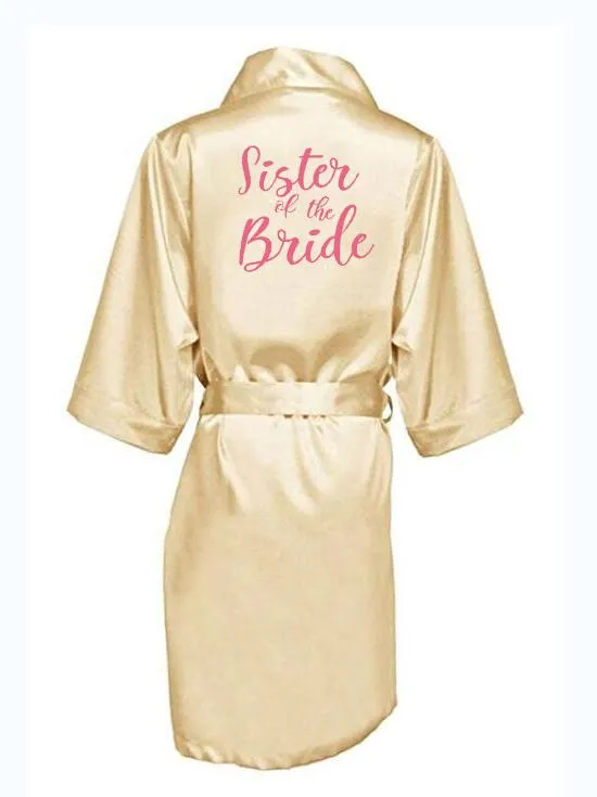 Satin bride kimono wedding robes