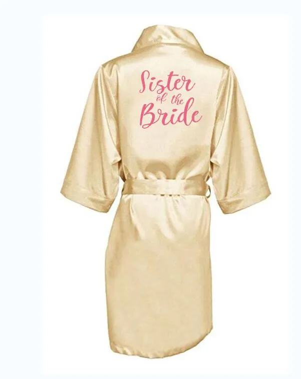 Satin bride kimono wedding robes