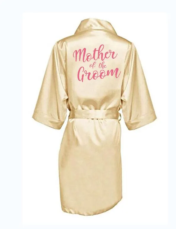 Satin bride kimono wedding robes