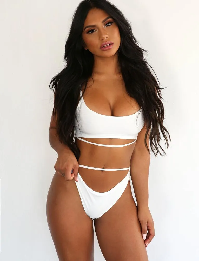 Saxon Bikini Set - White