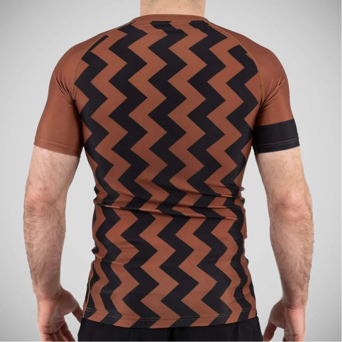 Scramble Ranked V5 Rash Guard Brown