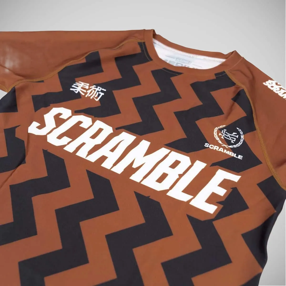Scramble Ranked V5 Rash Guard Brown