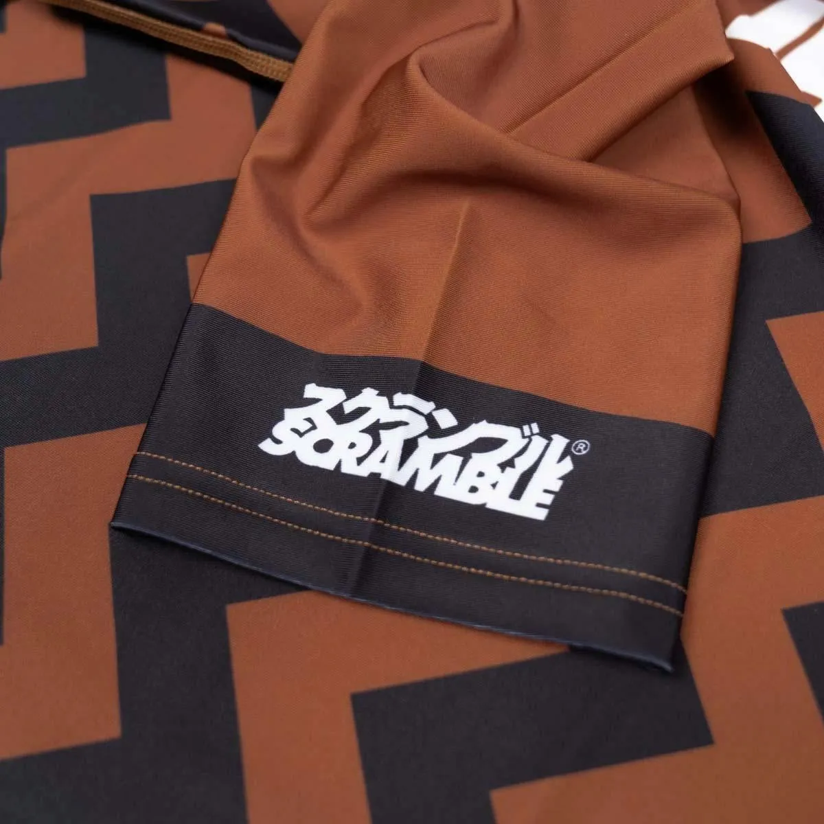 Scramble Ranked V5 Rash Guard Brown