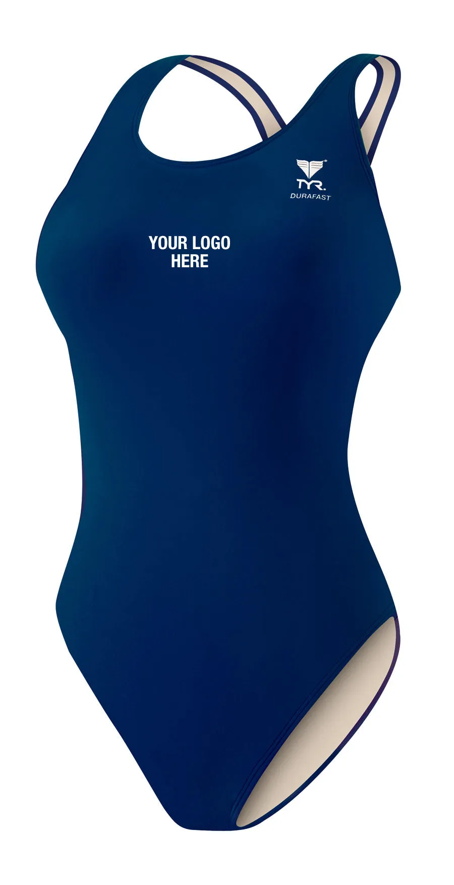 Screen Printed Thick Strap Swim Suit (TYR)