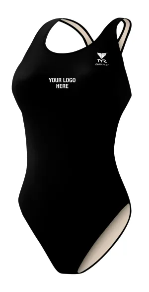 Screen Printed Thick Strap Swim Suit (TYR)