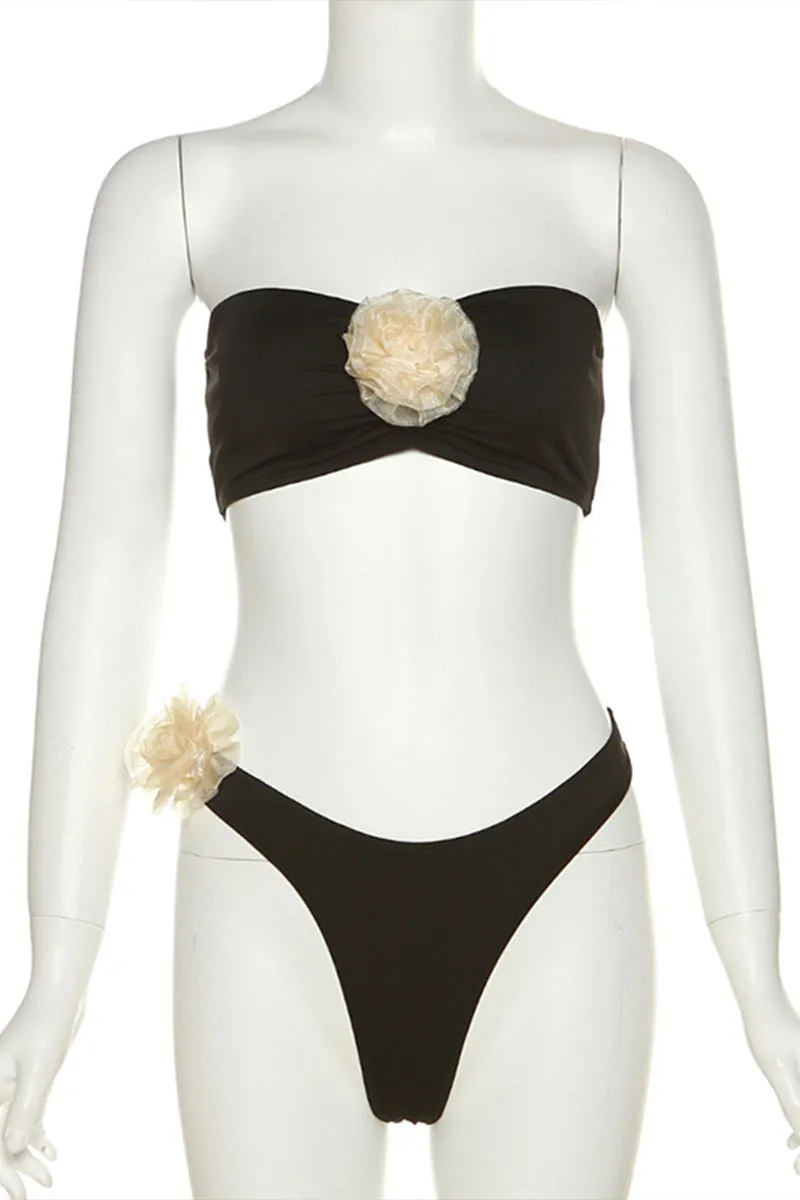 SD328 Flower Bikini Swimsuit