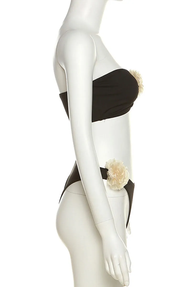 SD328 Flower Bikini Swimsuit