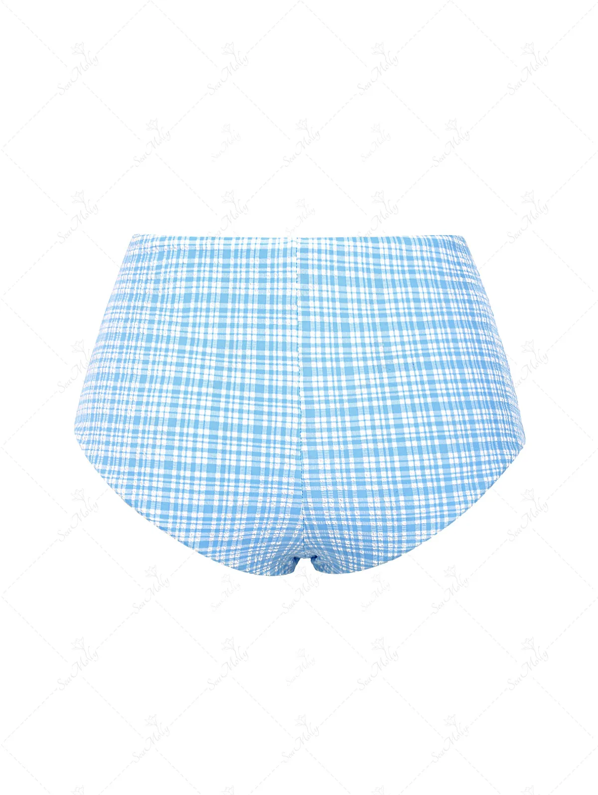 Seamolly Vintage Gingham Beach Swim Bottom Boyshorts