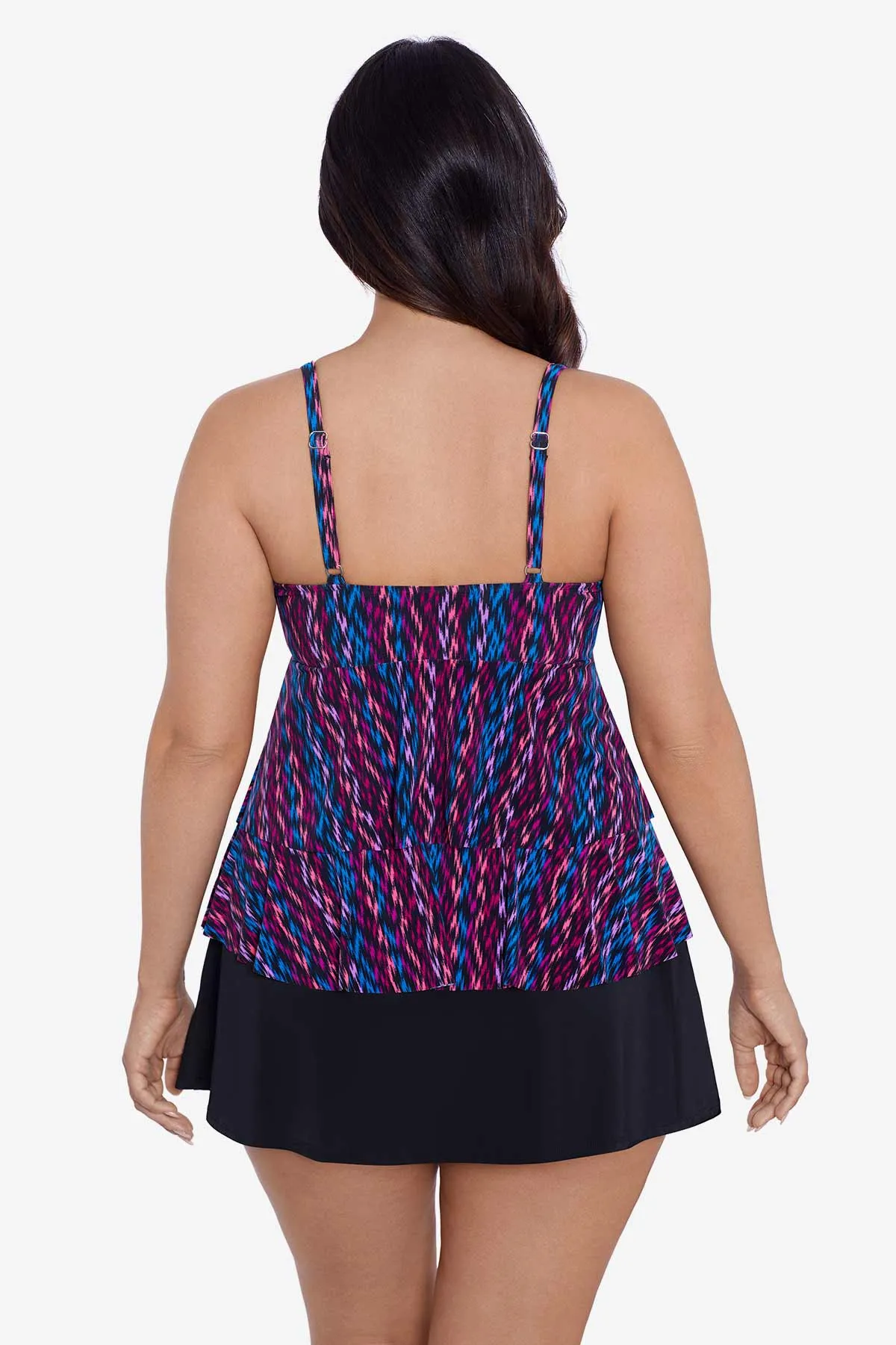 Serape Stripe Leona Tankini Top