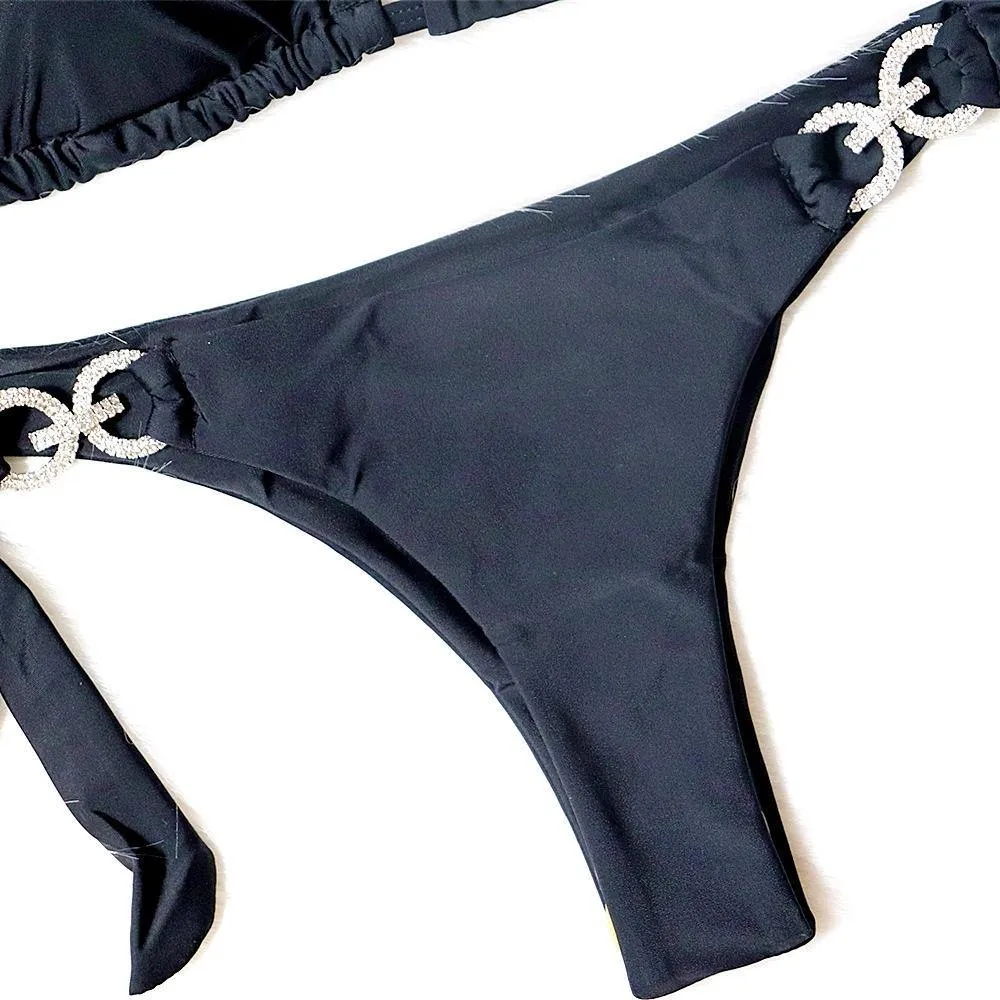 Sexy Rhinestone Summer Beach Bikni