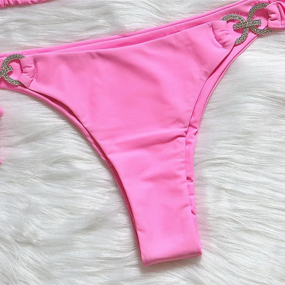 Sexy Rhinestone Summer Beach Bikni