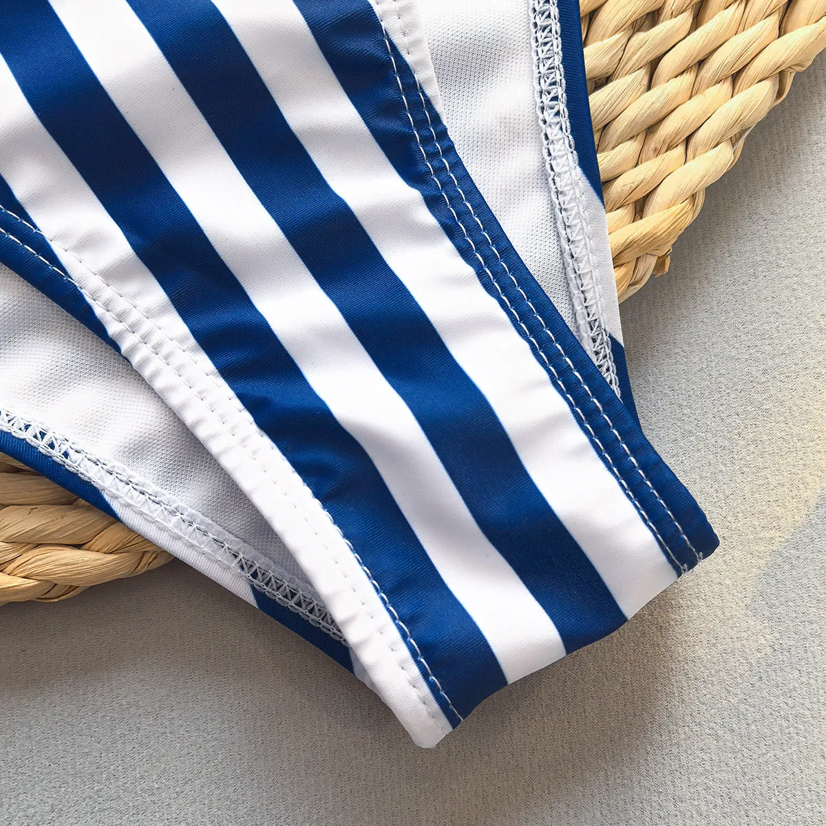 Sexy Striped One Piece Swimsuit
