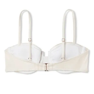 Shade & Shore Women's Crochet Underwire Bikini Top Swimsuit Halter Swimwear
