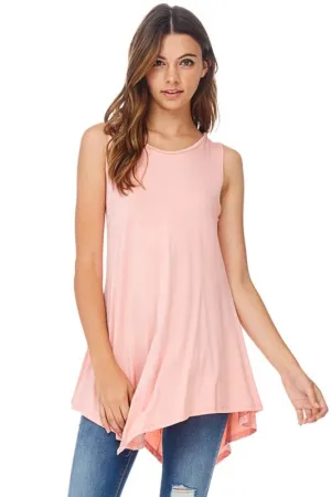 Sharkbite Tank Tunic in Blush