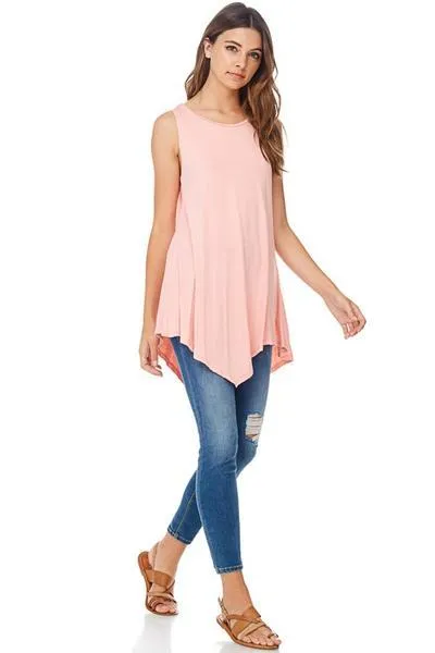 Sharkbite Tank Tunic in Blush