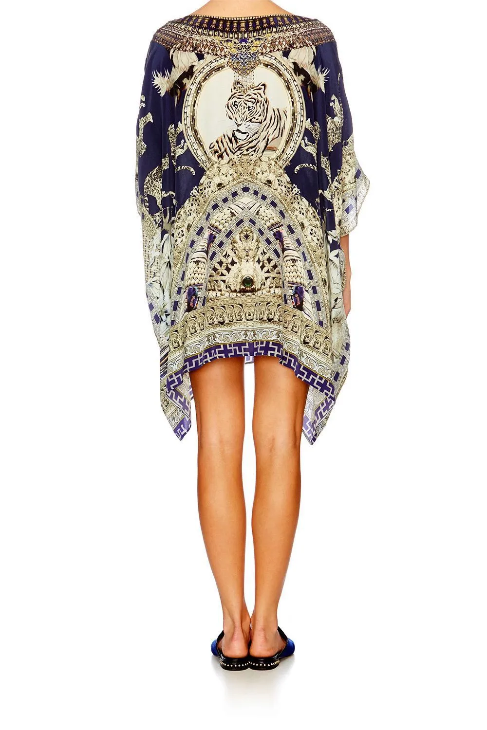 SHORT ROUND NECK KAFTAN A LITTLE PAST TWILIGHT