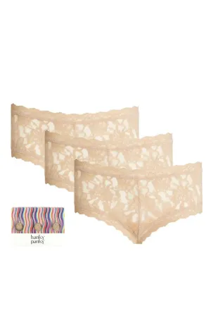 Signature Lace Boyshort 3 Pack