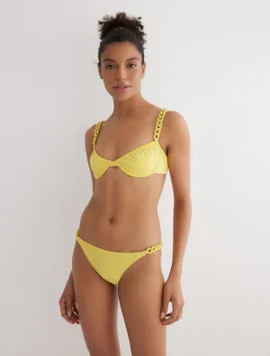Sigrid Yellow Bikini Top