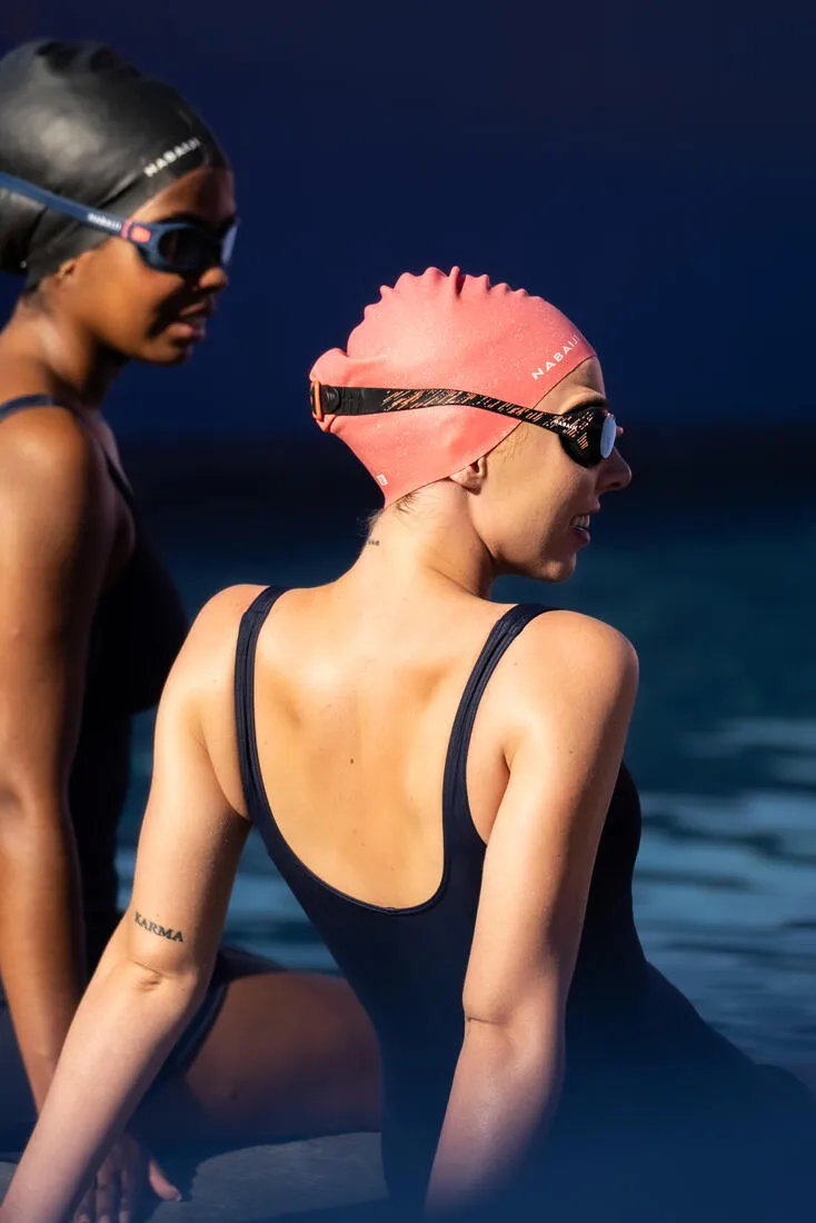 Silicone swimming cap - One size - Long hair