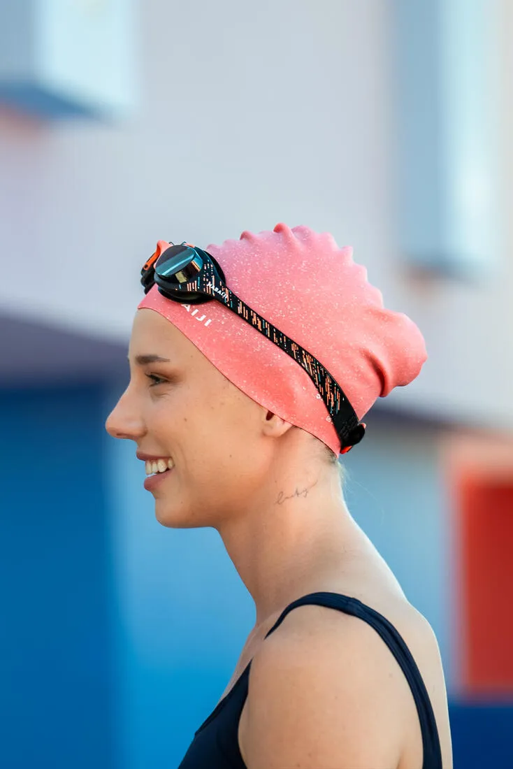 Silicone swimming cap - One size - Long hair